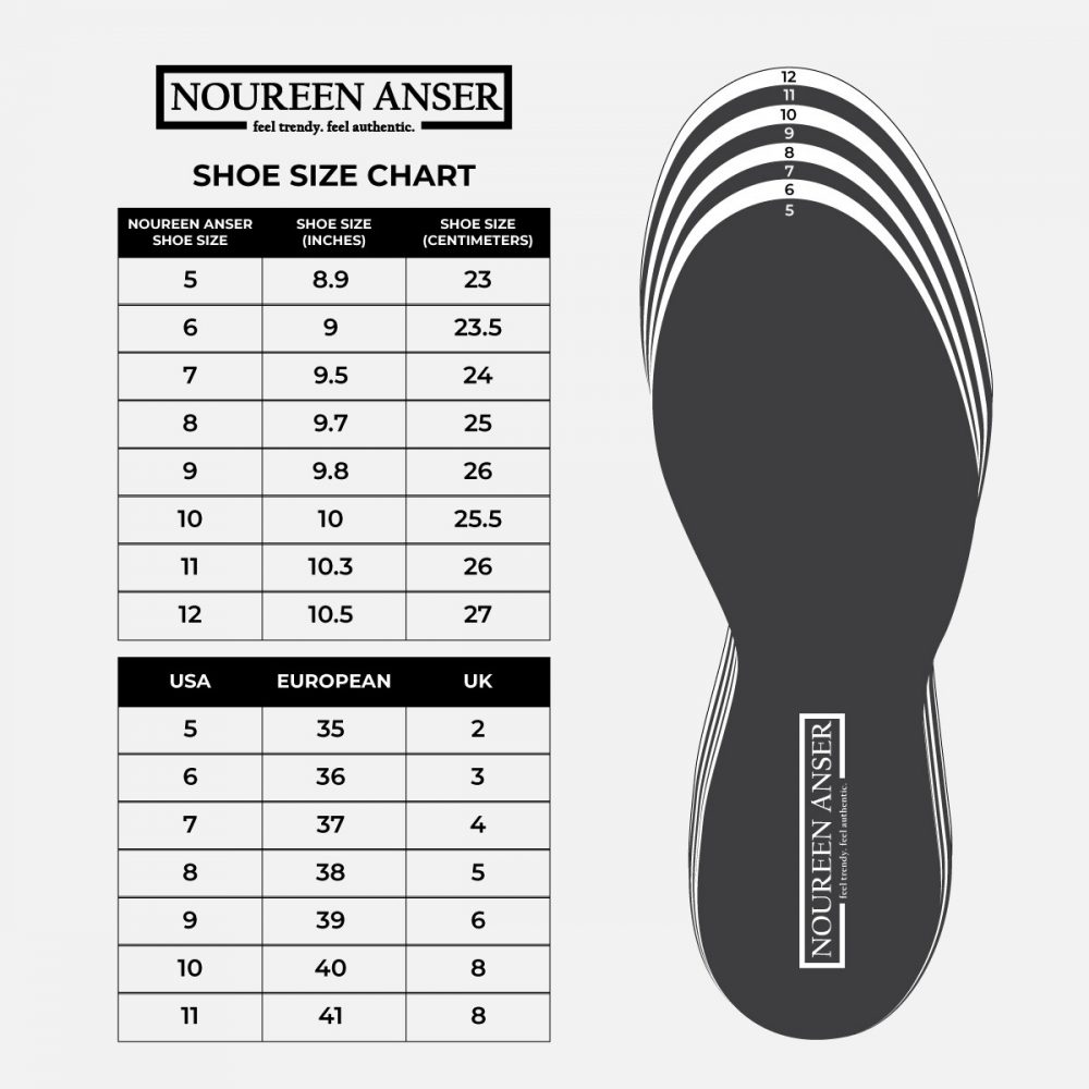 Size Chart – Noureen Anser